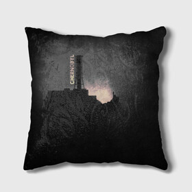 Подушка 3D с принтом Чернобыль 5 в Ухте, наволочка – 100% полиэстер, наполнитель – холлофайбер (легкий наполнитель, не вызывает аллергию). | состоит из подушки и наволочки. Наволочка на молнии, легко снимается для стирки | chernobyl | nuclear | pripyat | припять | сериал | чернобыль