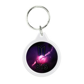 Брелок круглый с принтом РЮКЗАК BTS в Ухте, пластик и полированная сталь | круглая форма, металлическое крепление в виде кольца | bts | j hope | jimin | jin | jungkook | rap monster | rm | suga | бтс | ви | группа | джей хоуп | корейская | музыка | рэп монстр | рюкзак | сюга | чимин | чин | чонгук | шуга