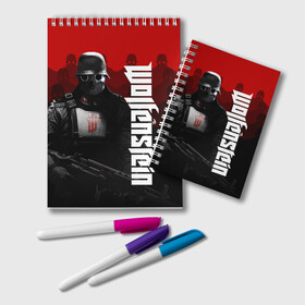 Блокнот Wolfenstein: в Ухте, 100% бумага | 48 листов, плотность листов — 60 г/м2, плотность картонной обложки — 250 г/м2. Листы скреплены удобной пружинной спиралью. Цвет линий — светло-серый
 | cyberpilot | new colossus | new order | old blood | wolfenstein | youngblood | игры