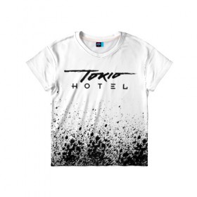 Детская футболка 3D с принтом Tokio Hotel (5) в Ухте, 100% гипоаллергенный полиэфир | прямой крой, круглый вырез горловины, длина до линии бедер, чуть спущенное плечо, ткань немного тянется | Тематика изображения на принте: 