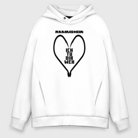 Мужское худи Oversize хлопок с принтом Ich tu dir weh (Rammstein) в Ухте, френч-терри — 70% хлопок, 30% полиэстер. Мягкий теплый начес внутри —100% хлопок | боковые карманы, эластичные манжеты и нижняя кромка, капюшон на магнитной кнопке | Тематика изображения на принте: ich tu dir weh | metallica | music | rammstein | rock | альбом | металл | металлика | музыка | раммштайн | рок | рок группа | я делаю тебе больно