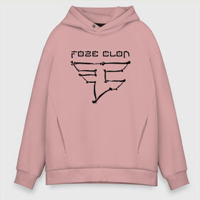 Мужское худи Oversize хлопок с принтом cs:go - Faze Clan (Skull) в Ухте, френч-терри — 70% хлопок, 30% полиэстер. Мягкий теплый начес внутри —100% хлопок | боковые карманы, эластичные манжеты и нижняя кромка, капюшон на магнитной кнопке | 0x000000123 | csgo | faze clan | skull | ксго | фейз | череп