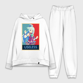 Женский костюм хлопок Oversize с принтом Useless AQUA в Ухте,  |  | anime | konosuba | manga | аква | аниме | бесполезная | бесполезная богиня | богиня | коносуба | манга | этот божественный мир