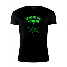 Мужская футболка премиум с принтом Bring Me the Horizon в Ухте, 92% хлопок, 8% лайкра | приталенный силуэт, круглый вырез ворота, длина до линии бедра, короткий рукав | bmth | bring me the horizon | альтернативный | бмт | бмтх | бмтш | брин | бринг | горизонт | достань для меня | дэткор | зе | метал | ми | рок | хоризон | электроник