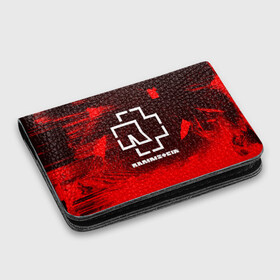 Картхолдер с принтом RAMMSTEIN: в Ухте, натуральная матовая кожа | размер 7,3 х 10 см; кардхолдер имеет 4 кармана для карт; | music | rammstein | rock | группа | музыка | музыканты | рамштайн | рок