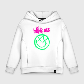 Детское худи Oversize хлопок с принтом BLINK 182 в Ухте, френч-терри — 70% хлопок, 30% полиэстер. Мягкий теплый начес внутри —100% хлопок | боковые карманы, эластичные манжеты и нижняя кромка, капюшон на магнитной кнопке | blink | music | rock | блинк | группа | музыка | музыканты | рок
