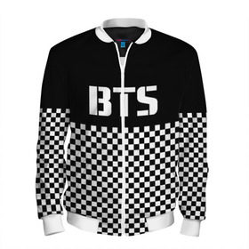 Мужской бомбер 3D с принтом BTS ARMY в Ухте, 100% полиэстер | застегивается на молнию, по бокам два кармана без застежек, по низу бомбера и на воротнике - эластичная резинка | bangtan boys | bt21 | bts | bts army | bts stickers | j hope | jimin | jin | jungkook | k pop | rap monster | rapmon | suga | v | бтс | корея | стикеры bts