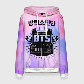 Женская толстовка 3D BTS: в Ухте, 100% полиэстер  | двухслойный капюшон со шнурком для регулировки, мягкие манжеты на рукавах и по низу толстовки, спереди карман-кенгуру с мягким внутренним слоем. | bangtan boys | beyond the scene | big hit | bts | bts19 | j hope | jimin | jin | jungkook | k pop | kpop | love yourself | map of the soul | rm | suga | v | wings