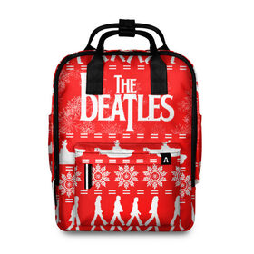 Женский рюкзак 3D с принтом The Beatles (6) в Ухте, 100% полиэстер | лямки с регулируемой длиной, сверху ручки, чтобы рюкзак нести как сумку. Основное отделение закрывается на молнию, как и внешний карман. Внутри два дополнительных кармана, один из которых закрывается на молнию. По бокам два дополнительных кармашка, куда поместится маленькая бутылочка
 | Тематика изображения на принте: beatles | merry christmas | music | rock | the beatles | yellow submarine | битлз | джон леннон | легенда | музыка | новогодний свитшот | новый год | пит бест | рок