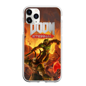 Чехол для iPhone 11 Pro матовый с принтом Doom в Ухте, Силикон |  | cacodemon | doom | eternal | вечность | вечный | дум | итёрнал | какодемон | этернал