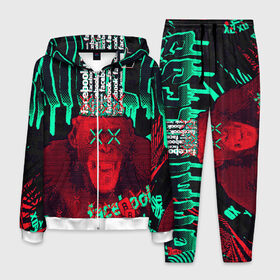 Мужской костюм 3D с принтом DED SEC(WATCH DOGS) в Ухте, 100% полиэстер | Манжеты и пояс оформлены тканевой резинкой, двухслойный капюшон со шнурком для регулировки, карманы спереди | action | ct os | ded sec | fox | game | hacker | legion | watch dogs | watch dogs 2 | watch dogs legion | знак лиса | игра | компьютерная игра | легион | хакер
