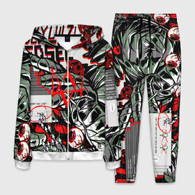 Мужской костюм 3D с принтом WATCH DOGS в Ухте, 100% полиэстер | Манжеты и пояс оформлены тканевой резинкой, двухслойный капюшон со шнурком для регулировки, карманы спереди | action | ct os | ded sec | fox | game | hacker | legion | watch dogs | watch dogs 2 | watch dogs legion | знак лиса | игра | компьютерная игра | легион | хакер