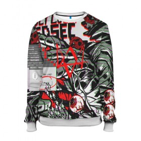 Женский свитшот 3D с принтом WATCH DOGS в Ухте, 100% полиэстер с мягким внутренним слоем | круглый вырез горловины, мягкая резинка на манжетах и поясе, свободная посадка по фигуре | action | ct os | ded sec | fox | game | hacker | legion | watch dogs | watch dogs 2 | watch dogs legion | знак лиса | игра | компьютерная игра | легион | хакер