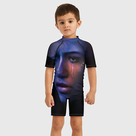 Детский купальный костюм 3D сериал Euphoria: в Ухте, Полиэстер 85%, Спандекс 15% | застежка на молнии на спине | zendaya | зендея | ру беннетт | сериал euphoria | эйфория