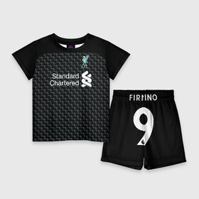 Детский костюм с шортами 3D с принтом Firmino third 19 20 в Ухте,  |  | Тематика изображения на принте: champions | england | league | liverpool | premier | salah | англия | ван дейк | ливерпуль | лига | мане | мохаммед | салах | фирмино | чемпионов