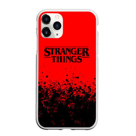 Чехол для iPhone 11 Pro Max матовый с принтом STRANGER THINGS в Ухте, Силикон |  | stranger things | очень странные дела