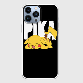 Чехол для iPhone 13 Pro Max с принтом Пика в Ухте,  |  | Тематика изображения на принте: pikachu | pokeball | pokemon | пикачу | покебол | покемоны