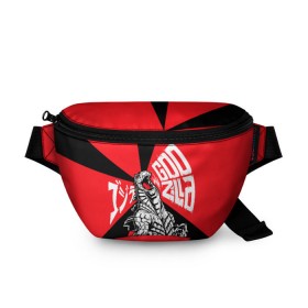 Поясная сумка 3D Godzilla (JAPAN): в Ухте, 100% полиэстер | плотная ткань, ремень с регулируемой длиной, внутри несколько карманов для мелочей, основное отделение и карман с обратной стороны сумки застегиваются на молнию | anime | godzilla | japan | аниме | годзила | годзилла | япония