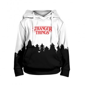Детская толстовка 3D с принтом STRANGER THINGS в Ухте, 100% полиэстер | двухслойный капюшон со шнурком для регулировки, мягкие манжеты на рукавах и по низу толстовки, спереди карман-кенгуру с мягким внутренним слоем | stranger 2 | stranger 3 | stranger things 3 | things 2 | things 3 | очень странные дела | очень странные дела 3. | очень странный дело