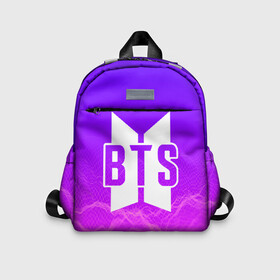 Детский рюкзак 3D с принтом BTS в Ухте, 100% полиэстер | лямки с регулируемой длиной, сверху петелька, чтобы рюкзак можно было повесить на вешалку. Основное отделение закрывается на молнию, как и внешний карман. Внутри дополнительный карман. По бокам два дополнительных кармашка | bangtan boys | bts | бтс