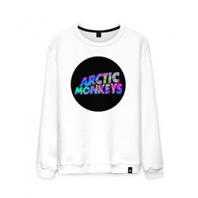 Мужской свитшот хлопок с принтом ARCTIC MONKEYS в Ухте, 100% хлопок |  | arctic monkeys | арктик манкис | арктические мартышки