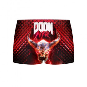 Мужские трусы 3D Doom Enternal: в Ухте, 50% хлопок, 50% полиэстер | классическая посадка, на поясе мягкая тканевая резинка | 3d | doom enternal | игра | компьютерная | логотип | планета | темный | шутер