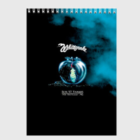 Скетчбук с принтом WHITESNAKE в Ухте, 100% бумага
 | 48 листов, плотность листов — 100 г/м2, плотность картонной обложки — 250 г/м2. Листы скреплены сверху удобной пружинной спиралью | whitesnake | ws | белая змея | блюз | вайт | вайтснек | вс | глэм | джоэл хокстра | дэвид ковердэйл | майкл девин | метал | микеле луппи | реб бич | рок группа | снек | томми олдридж | хард | хеви
