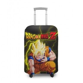 Чехол для чемодана 3D с принтом Dragon Ball (2) в Ухте, 86% полиэфир, 14% спандекс | двустороннее нанесение принта, прорези для ручек и колес | anime | ball | dragon | dragon ball | manga | son goku | аниме | дракон | жемчуг | жемчуг дракона | манга | мяч | сон гоку