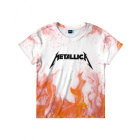 Детская футболка 3D METALLICA: в Ухте, 100% гипоаллергенный полиэфир | прямой крой, круглый вырез горловины, длина до линии бедер, чуть спущенное плечо, ткань немного тянется | metallica | металлика
