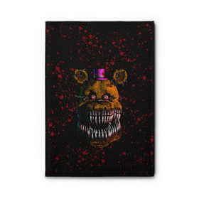 Обложка для автодокументов FNAF Nightmare: в Ухте, натуральная кожа |  размер 19,9*13 см; внутри 4 больших “конверта” для документов и один маленький отдел — туда идеально встанут права | blood | five nights at freddy’s | fnaf | game | horror | игра | кровь | пять ночей у фредди | ужас | фнаф | фреди