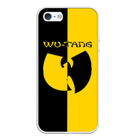Чехол для iPhone 5/5S матовый с принтом WU TANG CLAN в Ухте, Силикон | Область печати: задняя сторона чехла, без боковых панелей | Тематика изображения на принте: wu tang | wu tang clan | ву танг | ву танг клан