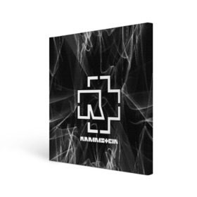 Холст квадратный с принтом RAMMSTEIN в Ухте, 100% ПВХ |  | lindemann | rammstein | рамштайн | тилль линдеманн