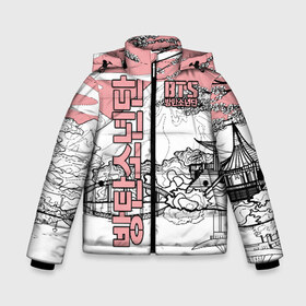 Зимняя куртка для мальчиков 3D с принтом BTS в Ухте, ткань верха — 100% полиэстер; подклад — 100% полиэстер, утеплитель — 100% полиэстер | длина ниже бедра, удлиненная спинка, воротник стойка и отстегивающийся капюшон. Есть боковые карманы с листочкой на кнопках, утяжки по низу изделия и внутренний карман на молнии. 

Предусмотрены светоотражающий принт на спинке, радужный светоотражающий элемент на пуллере молнии и на резинке для утяжки | bangtan | bighit | boy | fake love | j hope | jimin | jin | jungkook | korea | kpop | live | luv | mic drop | rm | suga | v | with | бтс | кей | поп