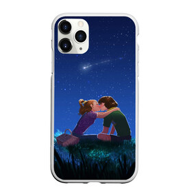 Чехол для iPhone 11 Pro матовый с принтом Звездное Небо в Ухте, Силикон |  | stranger things | очень странные дела