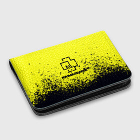 Картхолдер с принтом Rammstein.: в Ухте, натуральная матовая кожа | размер 7,3 х 10 см; кардхолдер имеет 4 кармана для карт; | 3d | hard | logo | metal | music | rammstein | rock | гранж | знак | иллюстрация | лого | метал | музыка | рамштайн | рок | символ | текстура