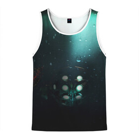 Мужская майка 3D с принтом BIOSHOCK в Ухте, 100% полиэстер | круглая горловина, приталенный силуэт, длина до линии бедра. Пройма и горловина окантованы тонкой бейкой | Тематика изображения на принте: bioshock | bioshock infinite | биошок | букер | элизабет