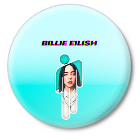 Значок с принтом Billie Eilish в Ухте,  металл | круглая форма, металлическая застежка в виде булавки | Тематика изображения на принте: ayelish | bad guy | bellyache | bilie eilish | bilie elish | billie | billie eilish | eilish | electronic | elish | music | билли айлиш | эйлиш | элиш