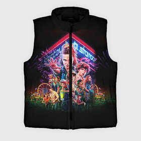 Мужской жилет утепленный 3D с принтом Stranger Things 3 в Ухте,  |  | 3 season | 3 сезон | eleven | hawkins | netflix | stranger things | арт | бобби | браун | милли | молодежный | надпись | нетфликс | новый сезон | оди | сериал | странные дела | стренджер | фантастика | хавкинс