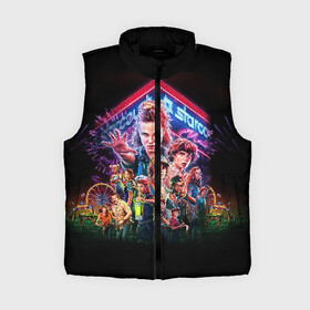 Женский жилет утепленный 3D с принтом Stranger Things 3 в Ухте,  |  | 3 season | 3 сезон | eleven | hawkins | netflix | stranger things | арт | бобби | браун | милли | молодежный | надпись | нетфликс | новый сезон | оди | сериал | странные дела | стренджер | фантастика | хавкинс