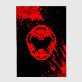 Постер с принтом DOOM - Шлем в Ухте, 100% бумага
 | бумага, плотность 150 мг. Матовая, но за счет высокого коэффициента гладкости имеет небольшой блеск и дает на свету блики, но в отличии от глянцевой бумаги не покрыта лаком | 2019 | bethesda | demon | doom | eternal | ethernal | game | games | logo | monster | runes | демон | дум | дуум | етернал | игра | игры | какодемон | кровь | лого | логотип | монстр | монстры | руны | символ | этернал