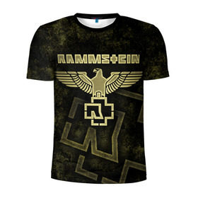 Мужская футболка 3D спортивная с принтом Rammstein в Ухте, 100% полиэстер с улучшенными характеристиками | приталенный силуэт, круглая горловина, широкие плечи, сужается к линии бедра | lindemann | rammstain | rammstein | rammstein 2019 | ramstein | группы | метал | музыка | рок | тилль линдеманн