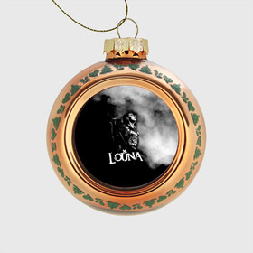 Стеклянный ёлочный шар Louna: в Ухте, Стекло | Диаметр: 80 мм | louna | tracktor bowling | альтернативный | вит | група | группа | лоуна | лу | луна | лусинэ геворкян | метал | нюметал | панк | панкрок | пилот | рок | ру | серж | трактор боулинг