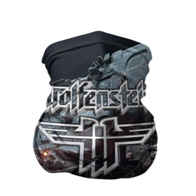 Бандана-труба 3D с принтом Wolfenstein в Ухте, 100% полиэстер, ткань с особыми свойствами — Activecool | плотность 150‒180 г/м2; хорошо тянется, но сохраняет форму | castle | the new order | wolfenstein | би джей | бласковиц | боевик | волчий | вольфенштейн | иззи | камень | новый порядок | стелс | уильям | фюрер | экшен