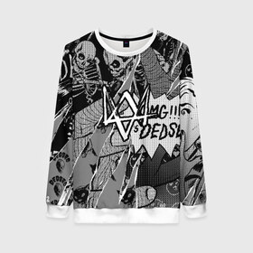 Женский свитшот 3D с принтом WATCH DOGS в Ухте, 100% полиэстер с мягким внутренним слоем | круглый вырез горловины, мягкая резинка на манжетах и поясе, свободная посадка по фигуре | ded sec | hacker | legion | watch dogs | watch dogs 2 | watch dogs legion | легион | хакер