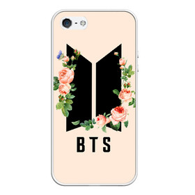 Чехол для iPhone 5/5S матовый BTS: в Ухте, Силикон | Область печати: задняя сторона чехла, без боковых панелей | bangtan boys | beyond the scene | bts | k pop | kpop | love yourself | бтс | к поп