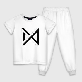 Детская пижама хлопок с принтом MONSTA X в Ухте, 100% хлопок |  брюки и футболка прямого кроя, без карманов, на брюках мягкая резинка на поясе и по низу штанин
 | Тематика изображения на принте: i.m. | jooheon | kihyun | minhyuk | monsta x | shownu | wonho | монст х | монста х