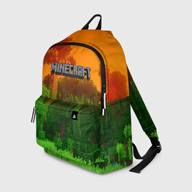 Рюкзак 3D с принтом MINECRAFT в Ухте, 100% полиэстер | лямки с регулируемой длиной, сверху петелька, чтобы рюкзак можно было повесить на вешалку. Основное отделение закрывается на молнию, как и внешний карман. Внутри два дополнительных кармана, один из которых закрывается на молнию. По бокам два дополнительных кармашка | craft | creeper | dungeon | dungeons | earth | game | logo | mine | minecraft | mobile | online | дунгеонс | земля | зомбиы | игра | крипер | лого | майкрафт | майнкрафт | мобайл | онлайн | подземелье | подземелья