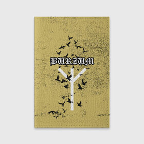 Обложка для паспорта матовая кожа Burzum Algiz Rune: в Ухте, натуральная матовая кожа | размер 19,3 х 13,7 см; прозрачные пластиковые крепления |