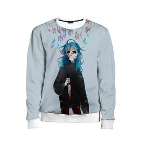 Детский свитшот 3D с принтом Sally face в Ухте, 100% полиэстер | свободная посадка, прямой крой, мягкая тканевая резинка на рукавах и понизу свитшота | sally face | маска | сали | салли | салли кромсалли | фейс | фишер