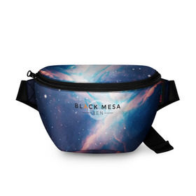 Поясная сумка 3D с принтом HALF-LIFE - Black Mesa: XEN в Ухте, 100% полиэстер | плотная ткань, ремень с регулируемой длиной, внутри несколько карманов для мелочей, основное отделение и карман с обратной стороны сумки застегиваются на молнию | black | counter | csgo | freeman | gordon | half | half life | halflife | lambda | life | logo | mesa | portal | strike | xen | гордон | контр | лайф | лого | портал | символ | страйк | фримен | халф | халф лайф | халфлайф